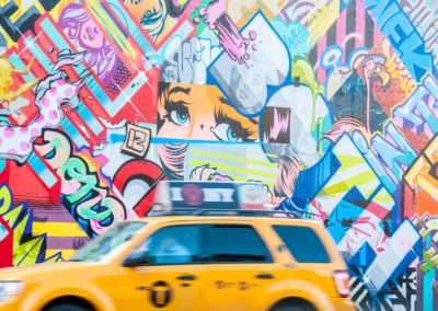 Graffiti Taxi NYC