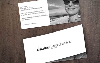 Trauerkarte Lisanne Döbel