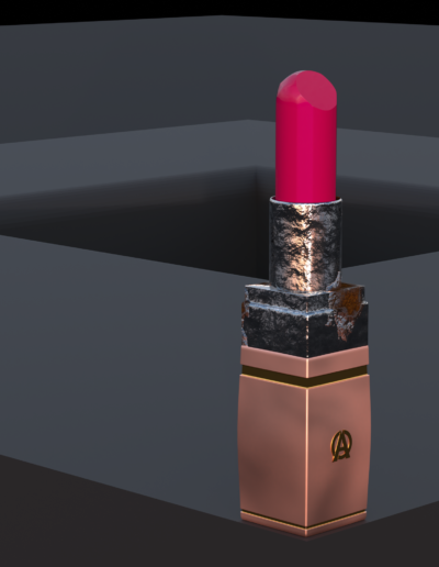 Blender 3D Materialien Lippenstift