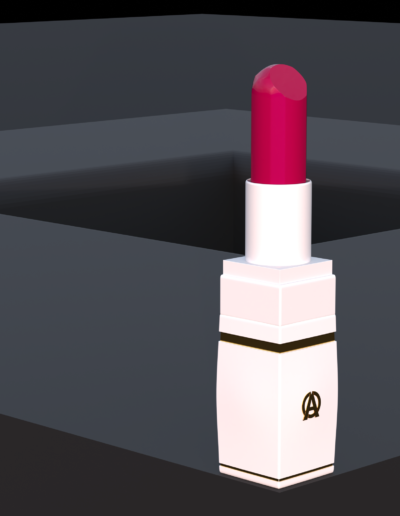 Blender 3D Materialien Lippenstift