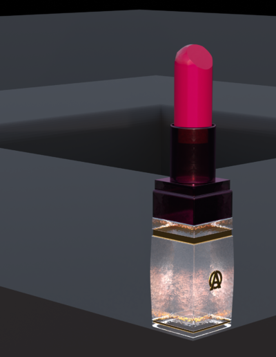 Blender 3D Materialien Lippenstift
