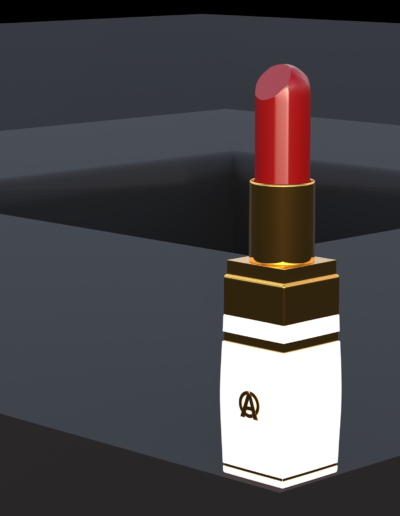 Blender 3D Materialien Lippenstift