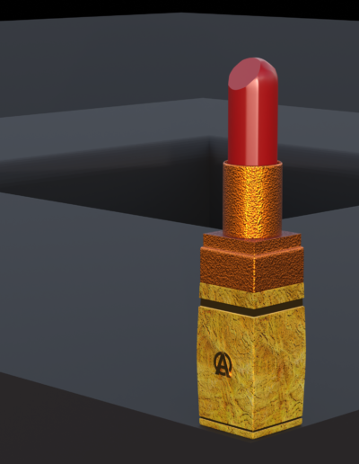 Blender 3D Materialien Lippenstift