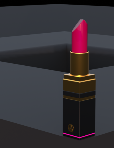 Blender 3D Materialien Lippenstift