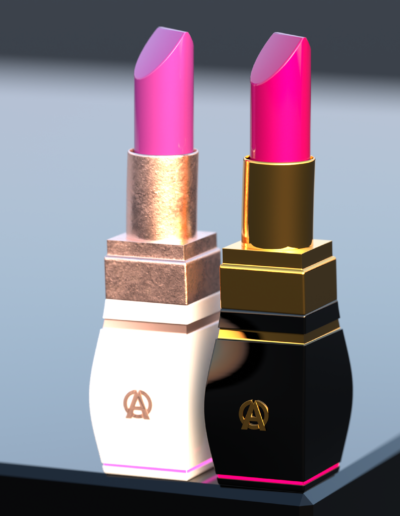 Blender 3D Materialien Lippenstift