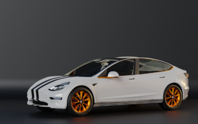 Tesla Model 3  – Blender 3D – Cycles
