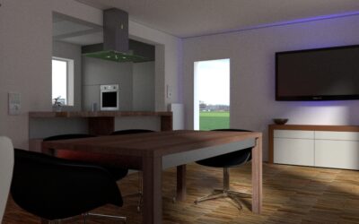 Blender Rendering Einrichtungsszene